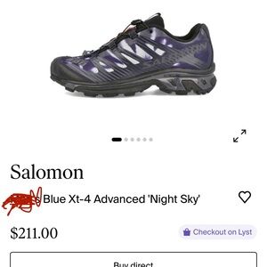 Salomon Women's Night Sky XT-4 Athletic Shoes